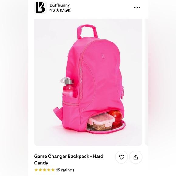 NEW BuffBunny Game Changer Hard Candy Colored Backpack - Picture 2 of 5